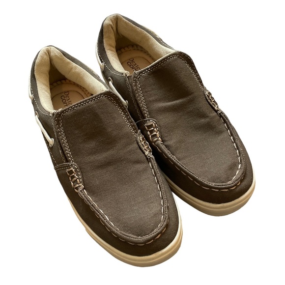 Dexter Comfort Slip-On Loafers, Boat shoes, Men, light brown fabric, Sz 6.5 W NW - Picture 2 of 6